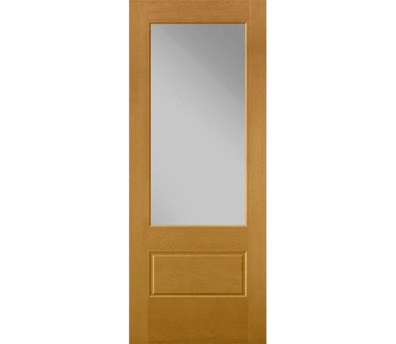 Mt Pleasant 3 Quaters Light Fiberglass Entry Door