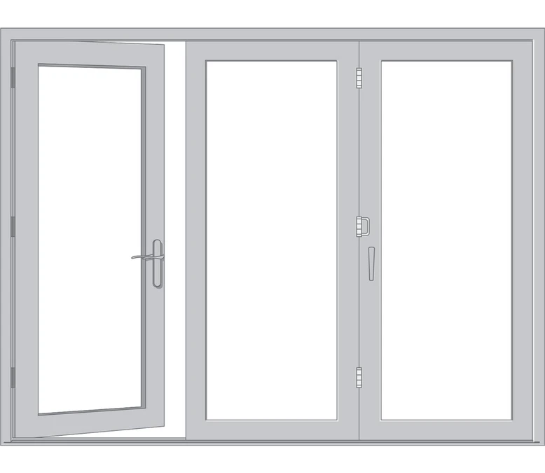 Mt Pleasant Pella Architect Reserve Series Contemporary Bifold Patio Door