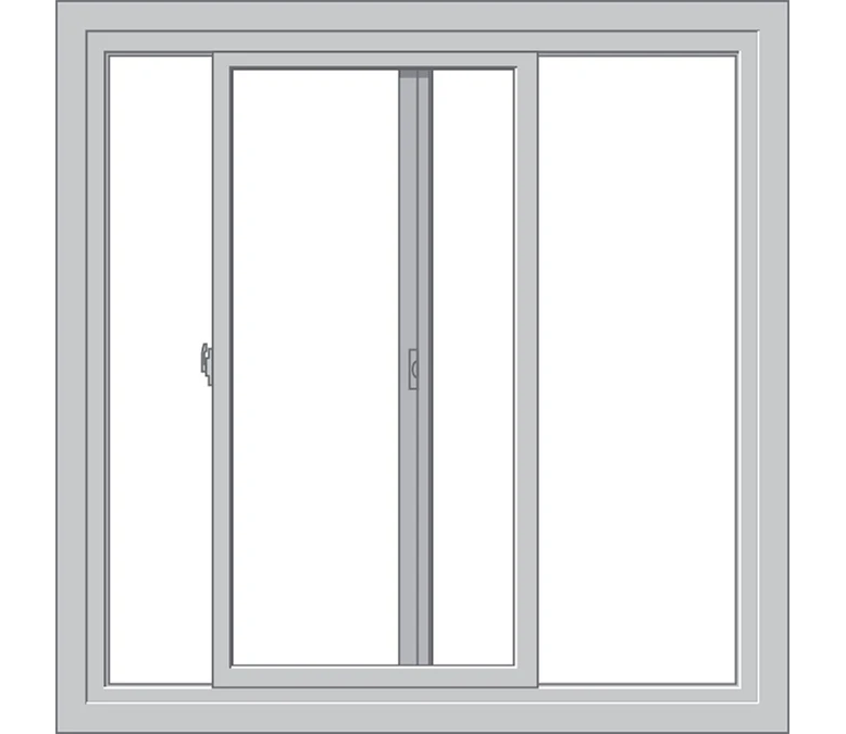 Mt Pleasant Pella Hurricane Shield Series Vinyl Sliding Window