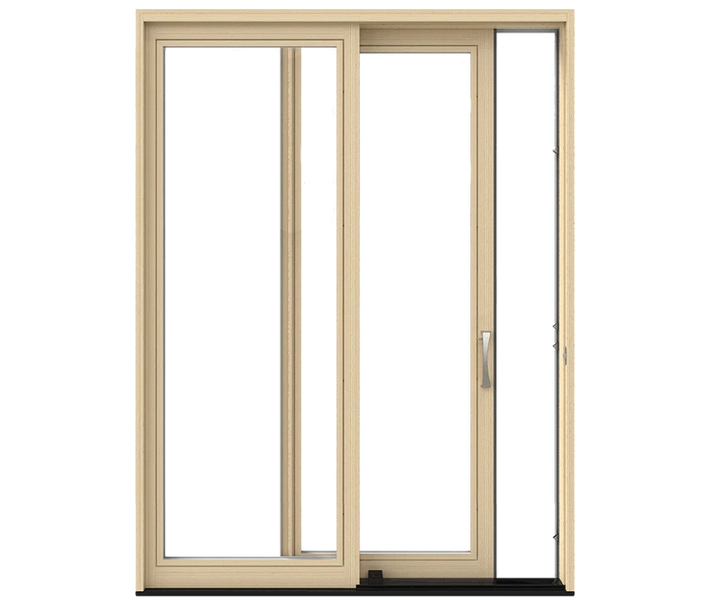 Mt Pleasant Pella Lifestyle Series Wood Sliding Patio Doors