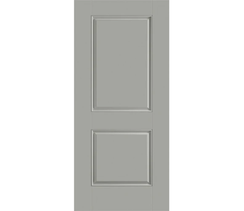 Mt Pleasant Two Panel Square Fiberglass Entry Door